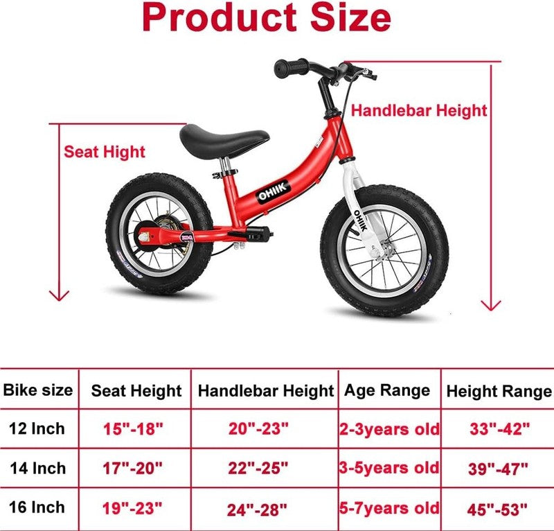 2-in-1 Kids Balance Bike to Pedal Bike 12-16 Inch Training Wheels Brakes5
