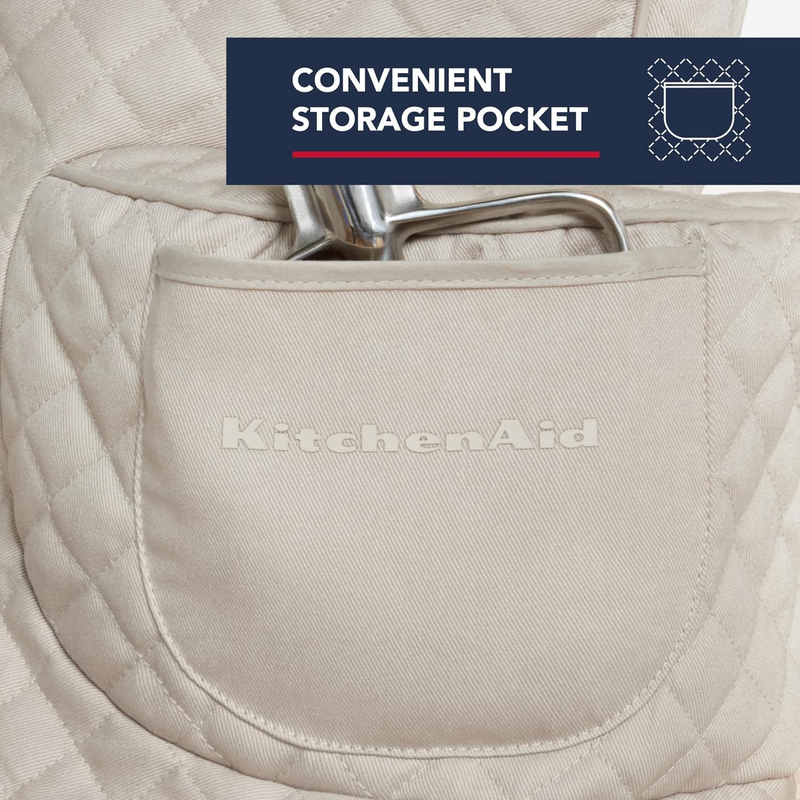 KitchenAid Tilt Head Stand Mixer Cover Quilted Cotton Storage Pocket Milkshake3