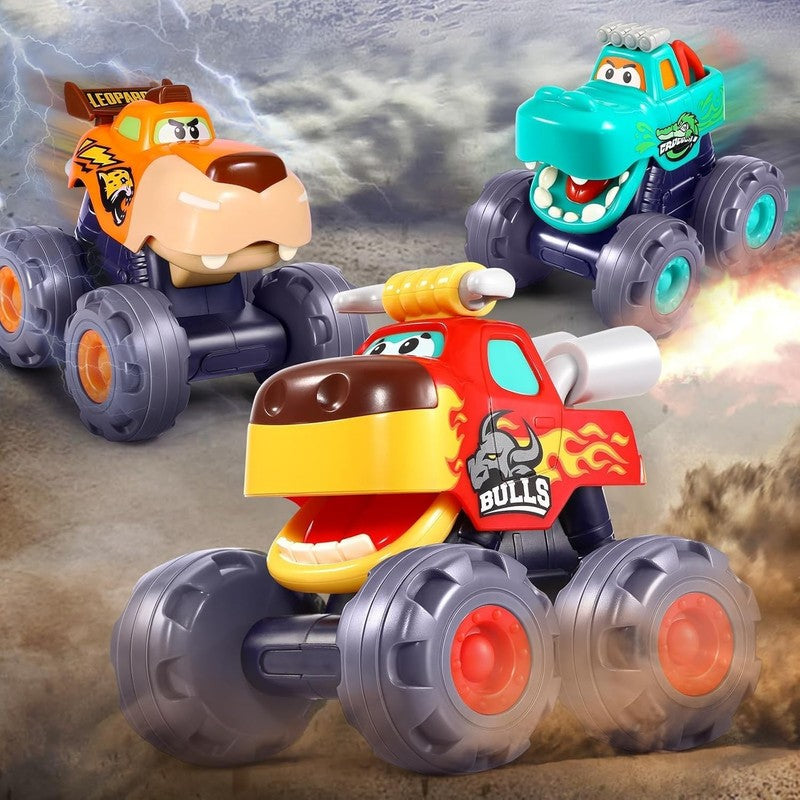 Car Toys for 1 Year Old Boy Gifts, Pull Back Monster Truck Toy Cars for Toddlers1