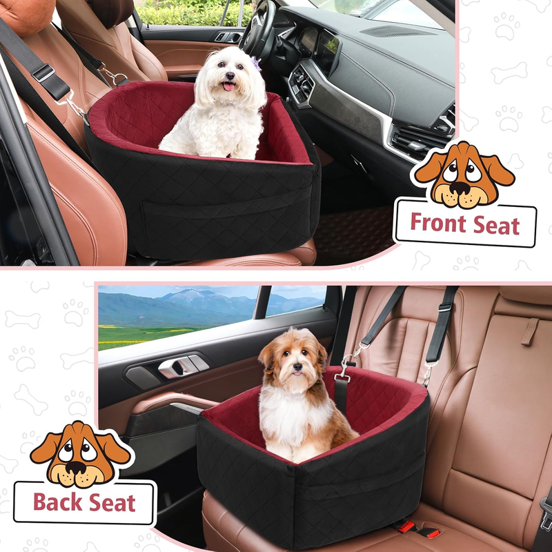 Dog Car Seat for Small Medium Dogs,Detachable Washable Dog Booster Seat under 305