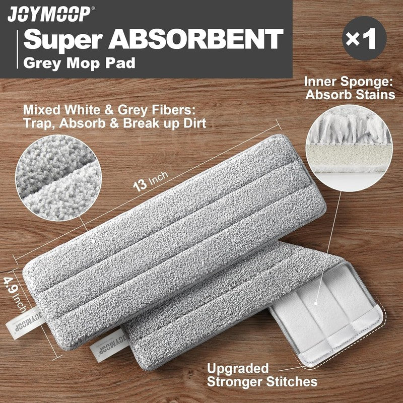 Self Squeezing Microfiber Mop & Bucket for Easy Floor and Wall Cleaning4