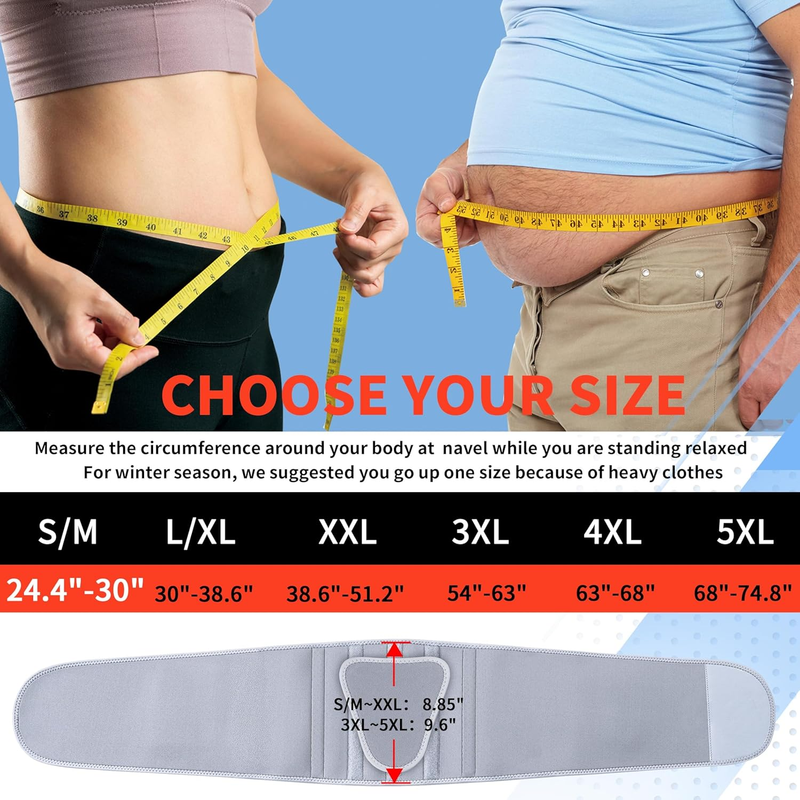 Back Brace Lumbar Support Belt Lower Back Pain Relief Breathable Gray L/XL5
