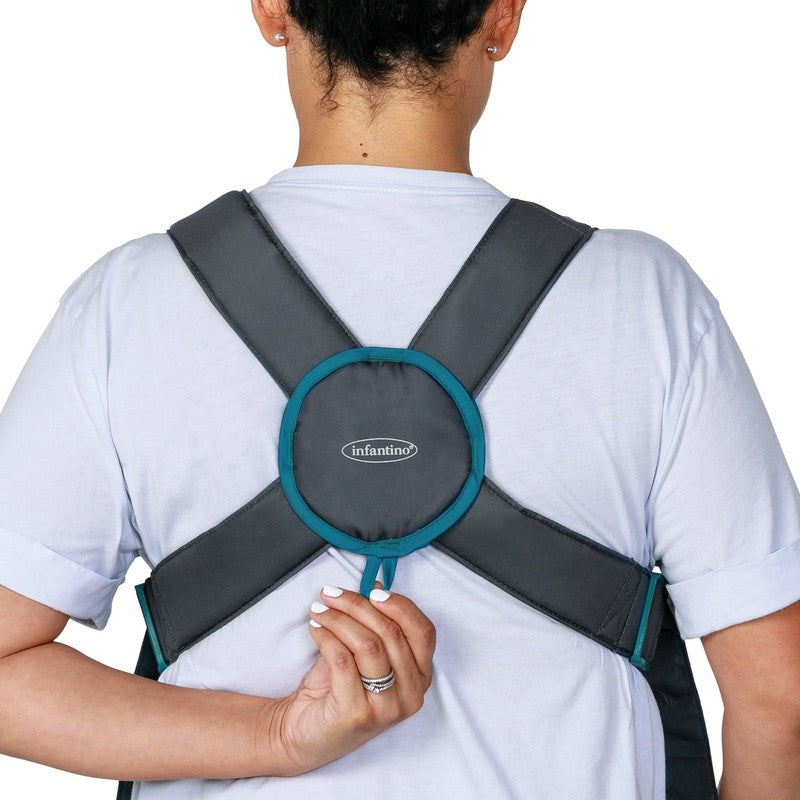 Swift Classic Baby Carrier with Wonder Cover Bib, 2-Position, 7-26Lb, Gray7