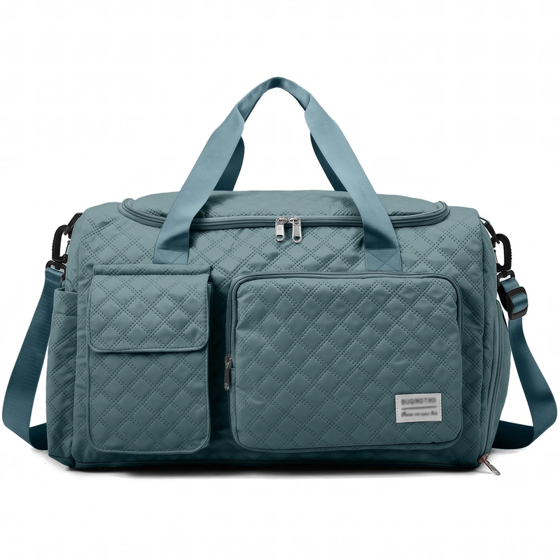 Travel Duffle Bag for Women Men, Weekender Overnight Bags Carry on Gym Bag with8