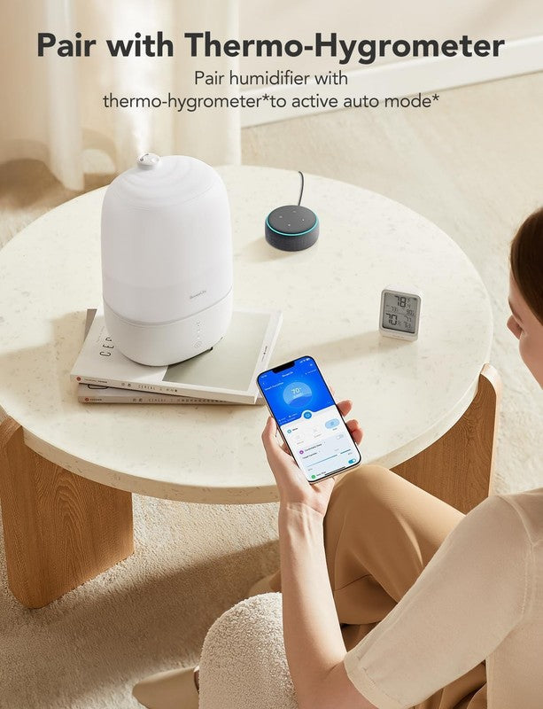 Smart Humidifier 3L Top Fill Cool Mist WiFi Alexa Diffuser Night Light2