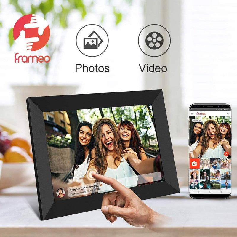 32GB FRAMEO 10.1 Inch Smart Wifi Digital Photo Frame 1280X800 IPS LCD Touch Scre2