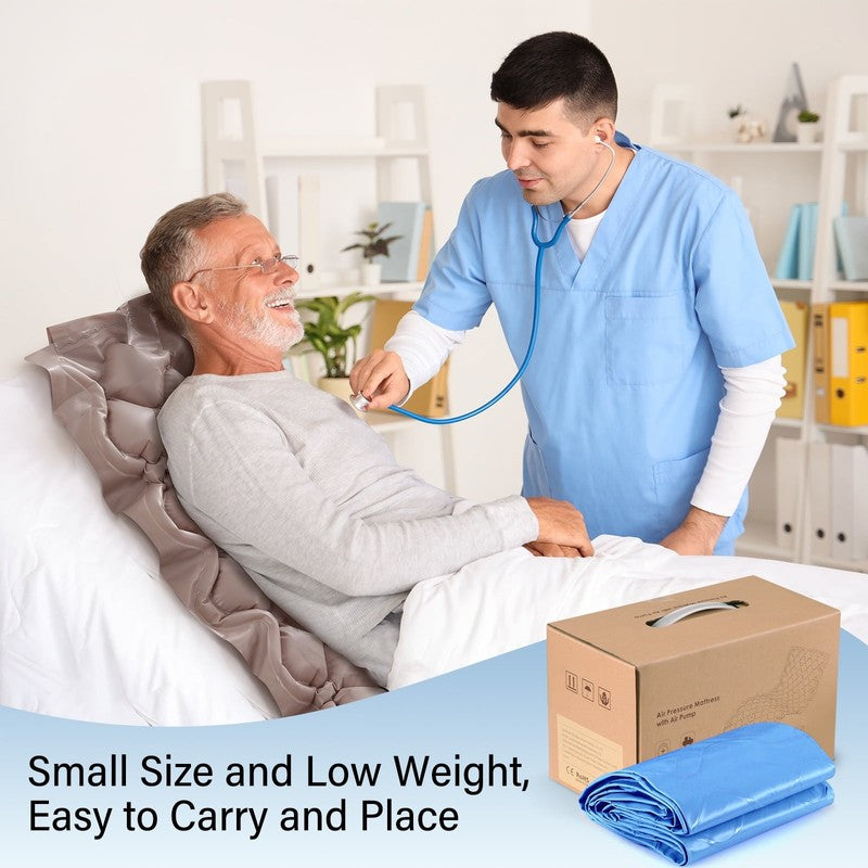 Alternating Air Pressure Mattress Pad, Medical Grade Relief Ulcer Bed Sores Air 5