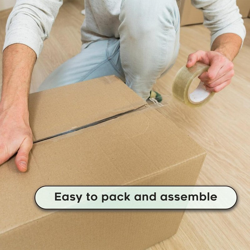 Durable 9x6x4 Brown Corrugated Shipping Boxes   25 Pack   Eco Friendly USA Made5