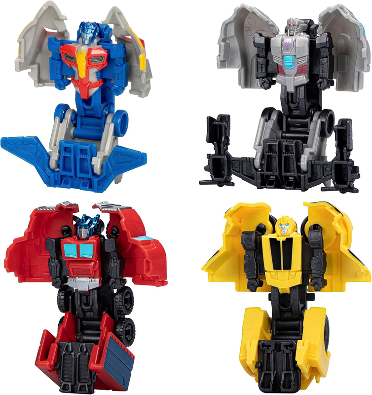 Earthspark Tacticon Bundle – 4 Mini Transforming Robot Figures, 1 Step Action0