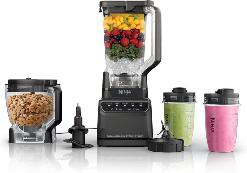 Ninja Kitchen System BR601AMZ 1200W Blender Food Processor Set10