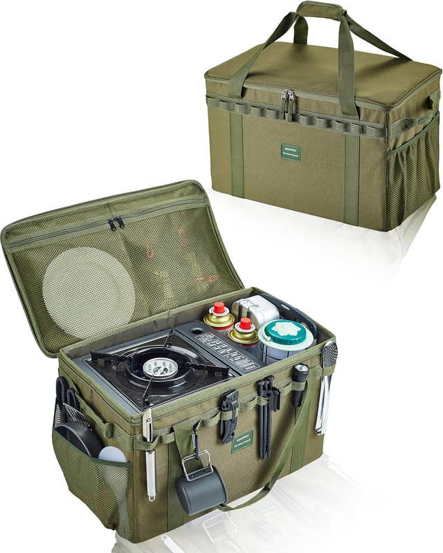 Tactical Camping Storage Bag 40L – Heavy Duty Duffel with Waterproof Bottom, Col10