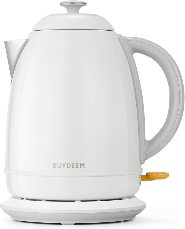 Electric Kettle 1.7L 1440W Stainless Steel Cordless Auto Shut Off Arctic White10
