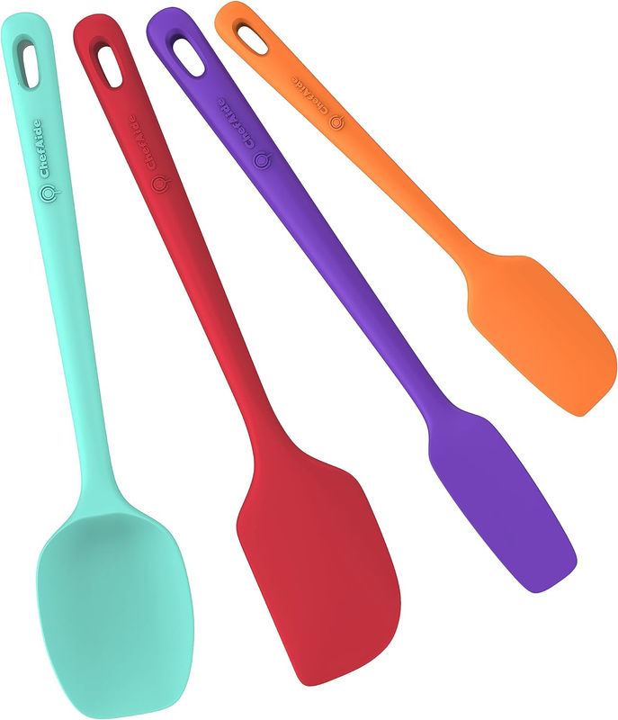 4 Piece Silicone Spatula Set Heat Resistant Nonstick Cookware Tools10