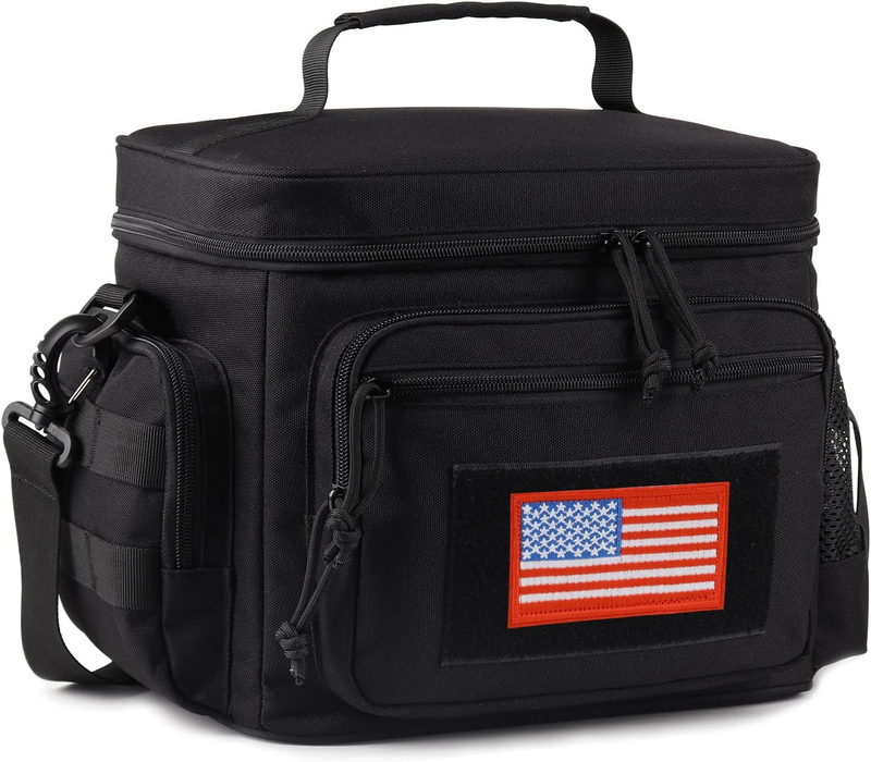 Tactical Lunch Box MOLLE Insulated Leakproof Cooler Bag Black10
