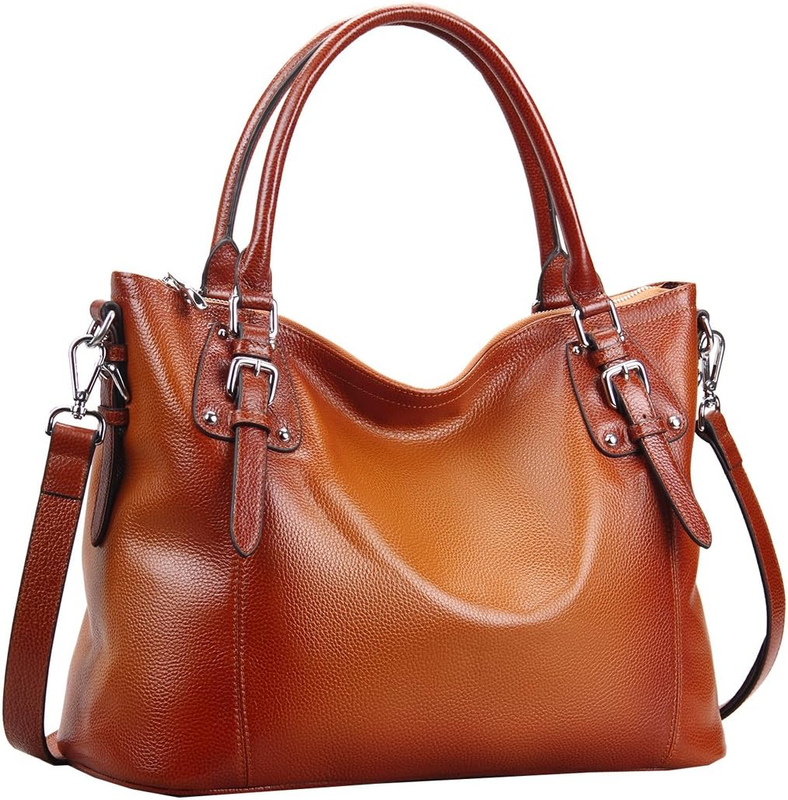 Genuine Leather Purses and Handbags for Women Tote Shoulder Bag Satchel Purse To10