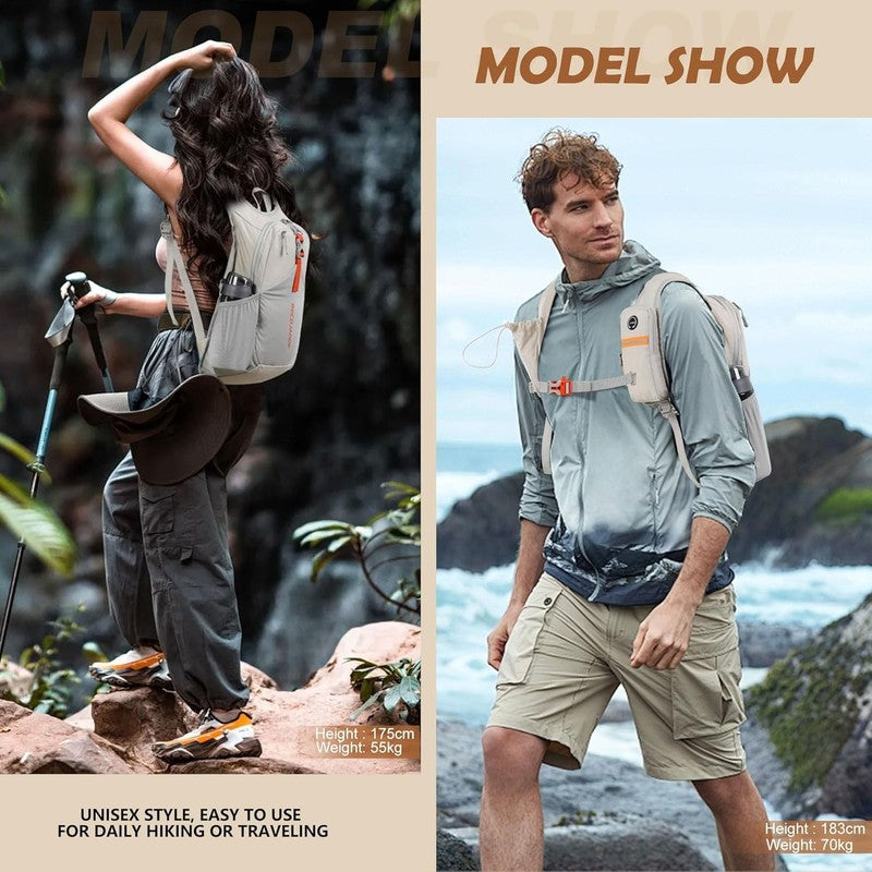 15L Small Hiking Backpack for Men Women Foldable Packable Back Pack Ultralight H7