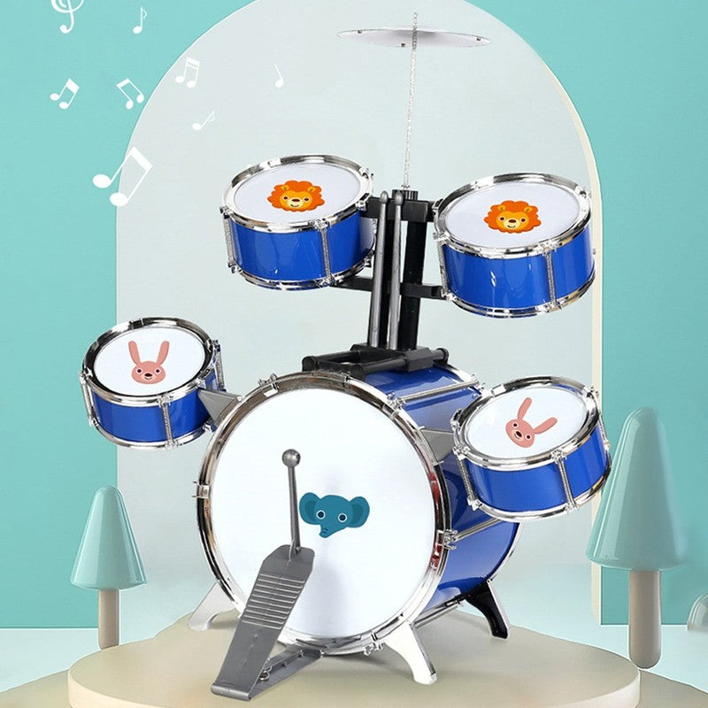 Kids Mini Drum Set for Toddlers Beginners Drum Set,5 Drums Percussion Set with C6