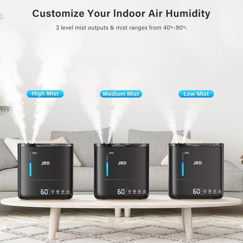 4L Cool Mist Humidifier Top Fill Bedroom 40H Essential Oil Diffuser White6