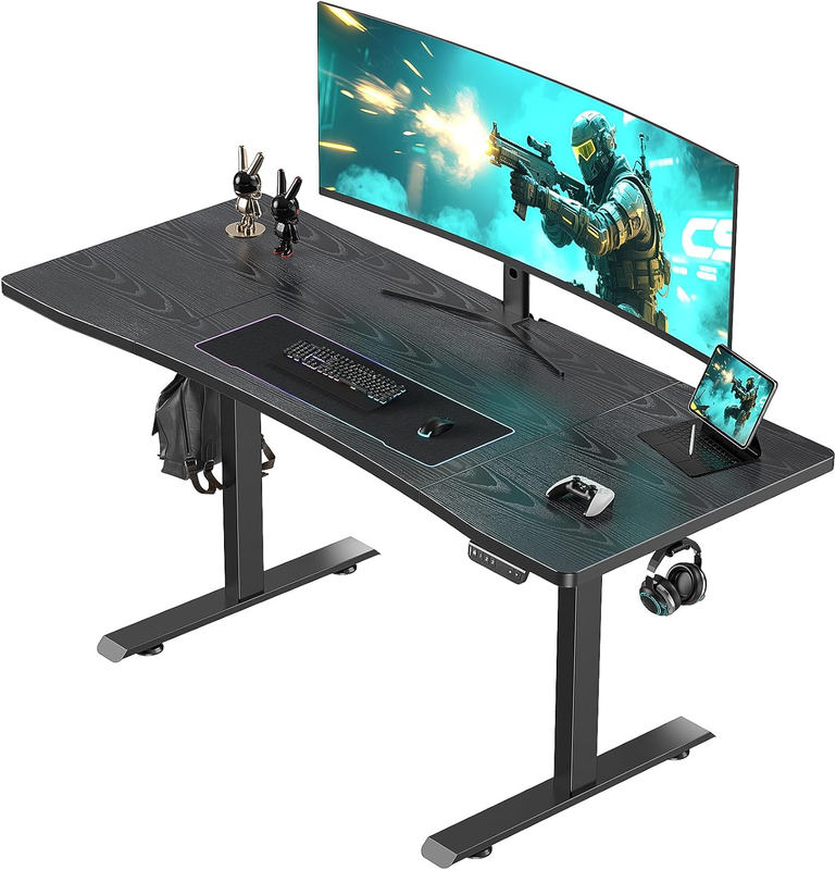63x28 Electric Standing Desk Sit Stand Home Office Computer Table Black10