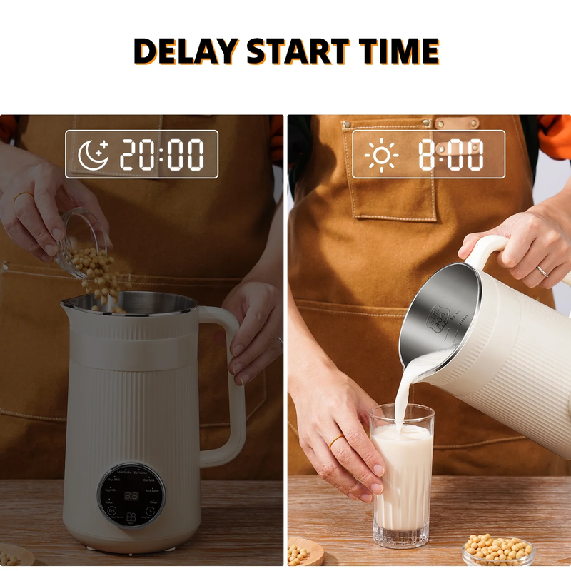 8 in 1 Nut Milk Maker Blender 32oz, Soy, Almond, Oat, Coconut, Plant Based5