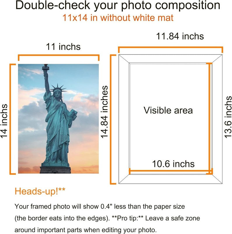Black 11x14 Picture Frame Set of 10 for 8x10 or 11x14 Photos, Wall Mounting5