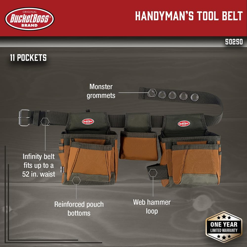 - Handyman’S Tool Belt, Tool Belts - Original Series (50250), Brown1