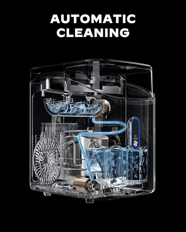 Countertop Nugget Ice Maker, Soft Chewable Ice, Self-Cleaning, 33Lbs/24H5