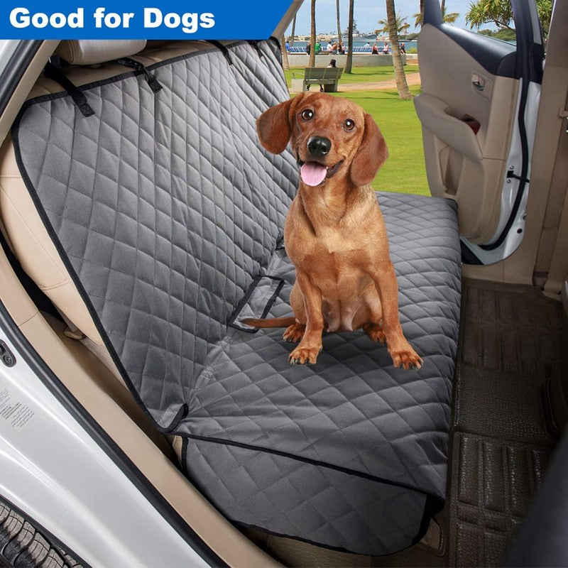 Waterproof Bench Car Seat Cover for Dogs, Nonslip, Grey, Universal Fit2