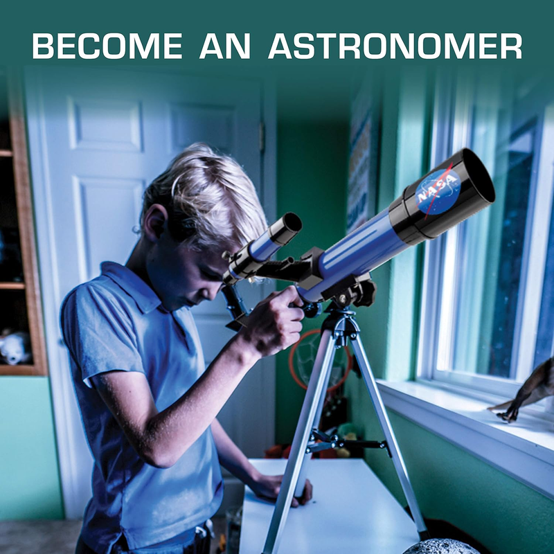 NASA Lunar Telescope for Kids 90X Astronomy Scope w/ Tripod & Eyepieces4