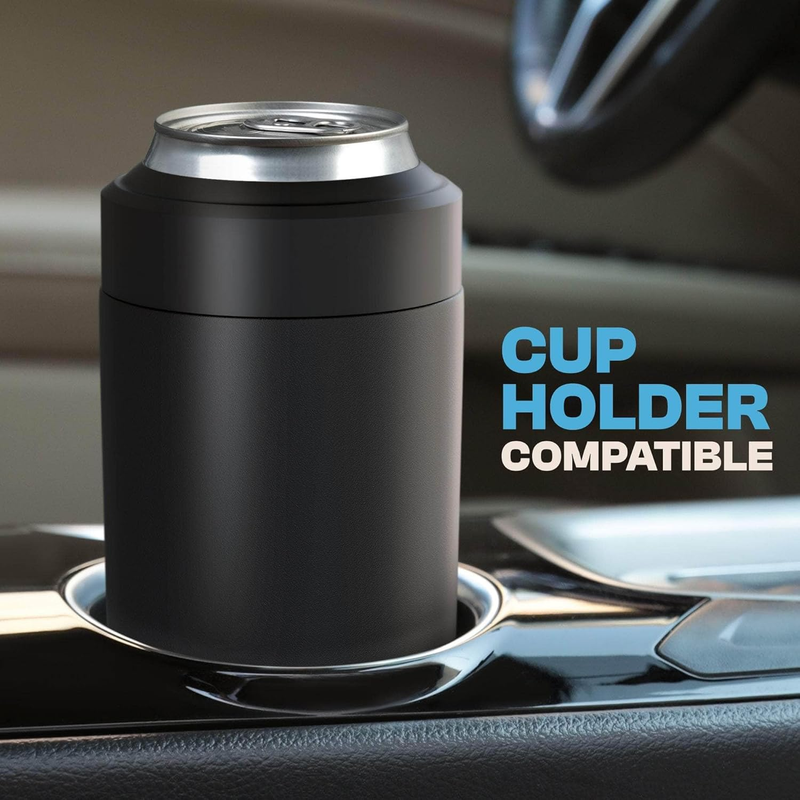 Universal Can Cooler Stainless Steel Fits 12oz 16oz Slim Cans Bottles7
