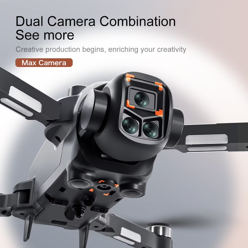 A28 RC Drone with Camera 8K HD Dual Camera Kids Adults Optical Flow9