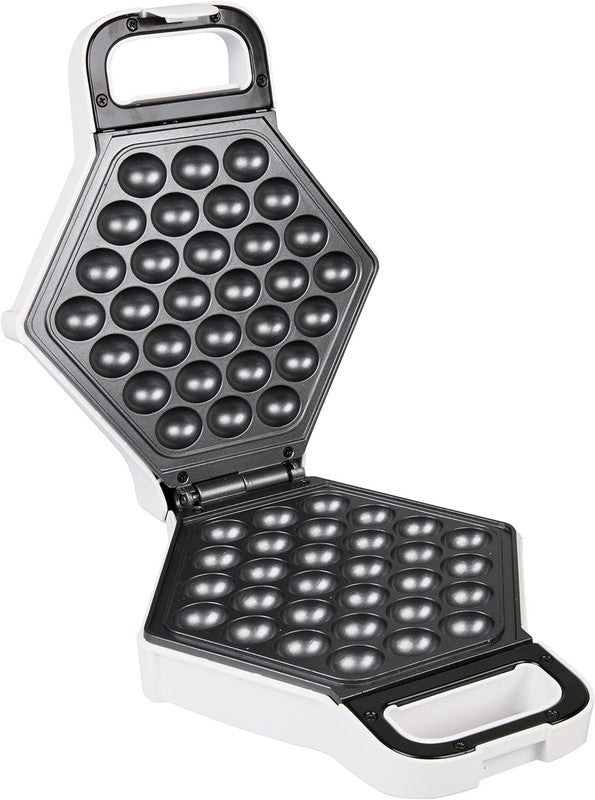 Bubble Waffle Maker  Electric Nonstick Hong Kong Egg Waffler Iron Griddle W Read5