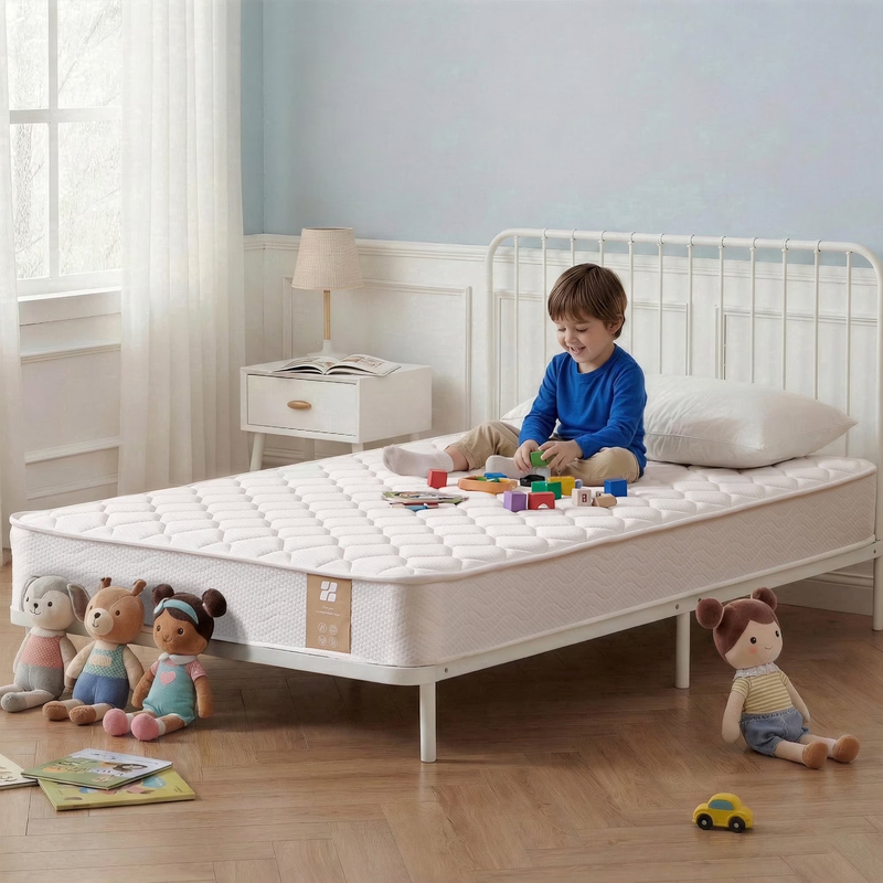 6" Twin Hybrid Mattress in a Box – Medium Firm Spring Bed for Kids & Bunk Beds10