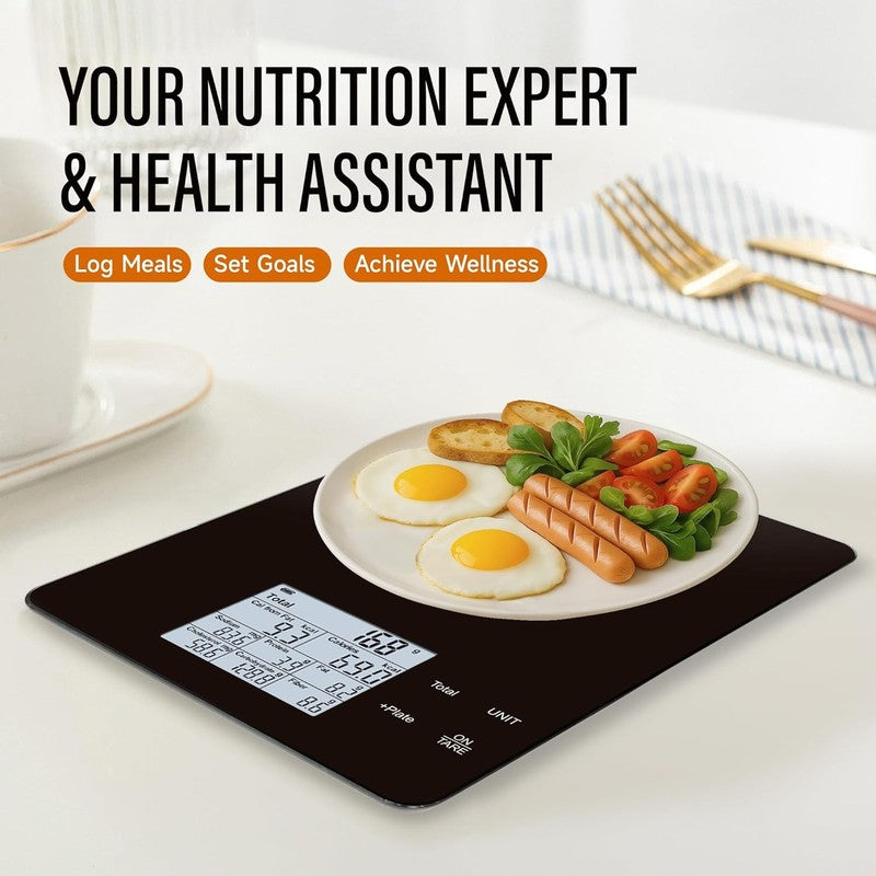 Smart Kitchen Scale with Bluetooth App, High Precision Digital Food Scale for Ba7