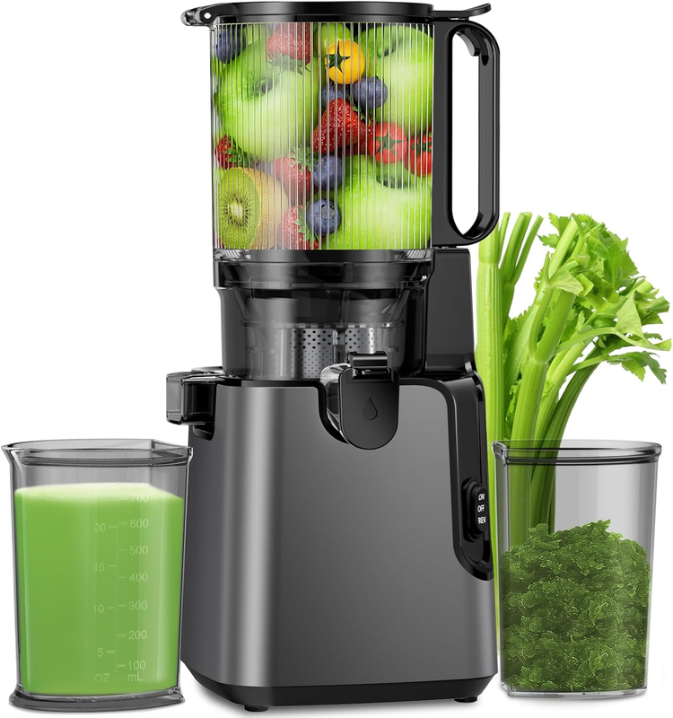 Juicer Machines with 5.8" Large Feed Chute, Cold Press Juicer for Whole Vegetabl10
