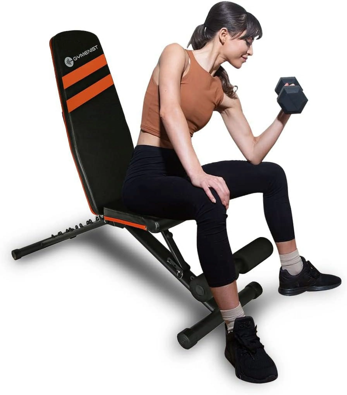 Foldable Adjustable Workout Bench   No Assembly, Easy to Carry!8