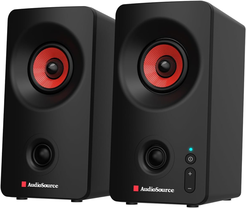 Bluetooth 5.3 PC Speakers USB C 2.0 Stereo AUX Dual Drivers Compact Black0
