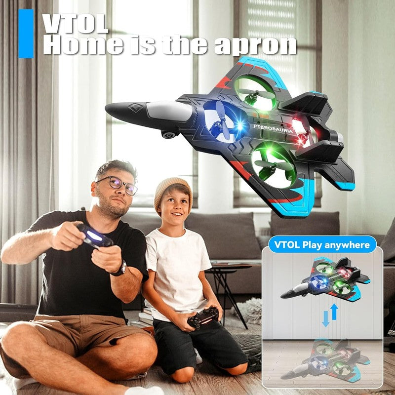 V32 RC Foam Airplane Jet for Kids Adults, 360° Flip, Lights, Stunt Toy Gift7