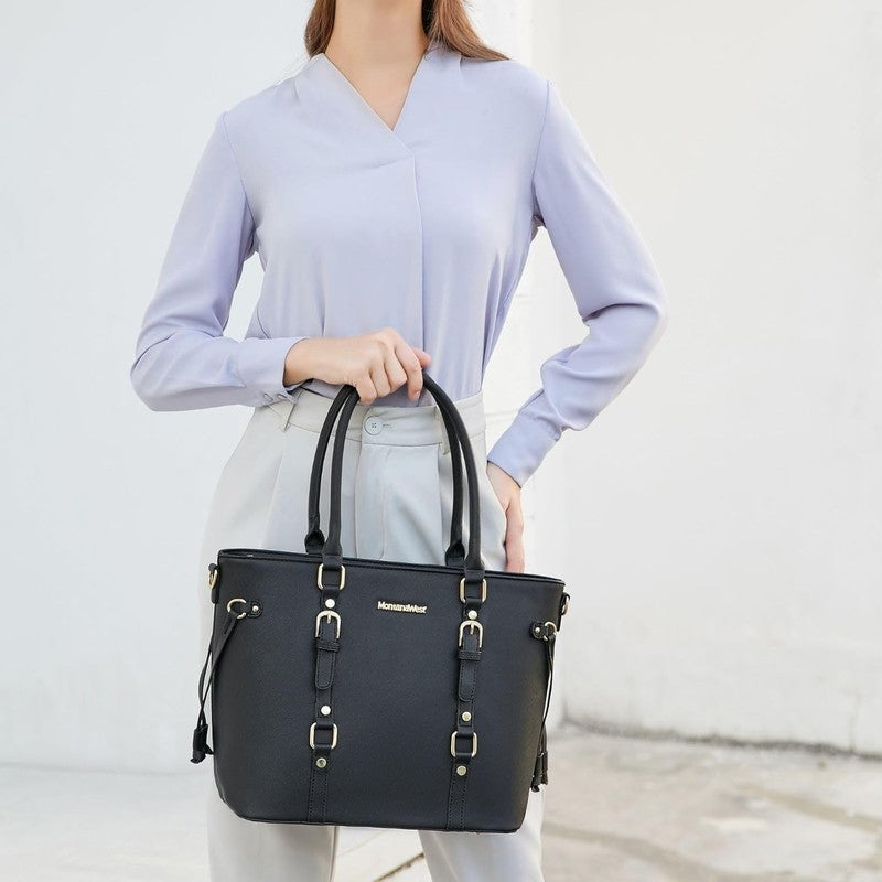 3PCS Purses for Women Tote Bag and Wallet Set Shoulder Satchel Handbags1