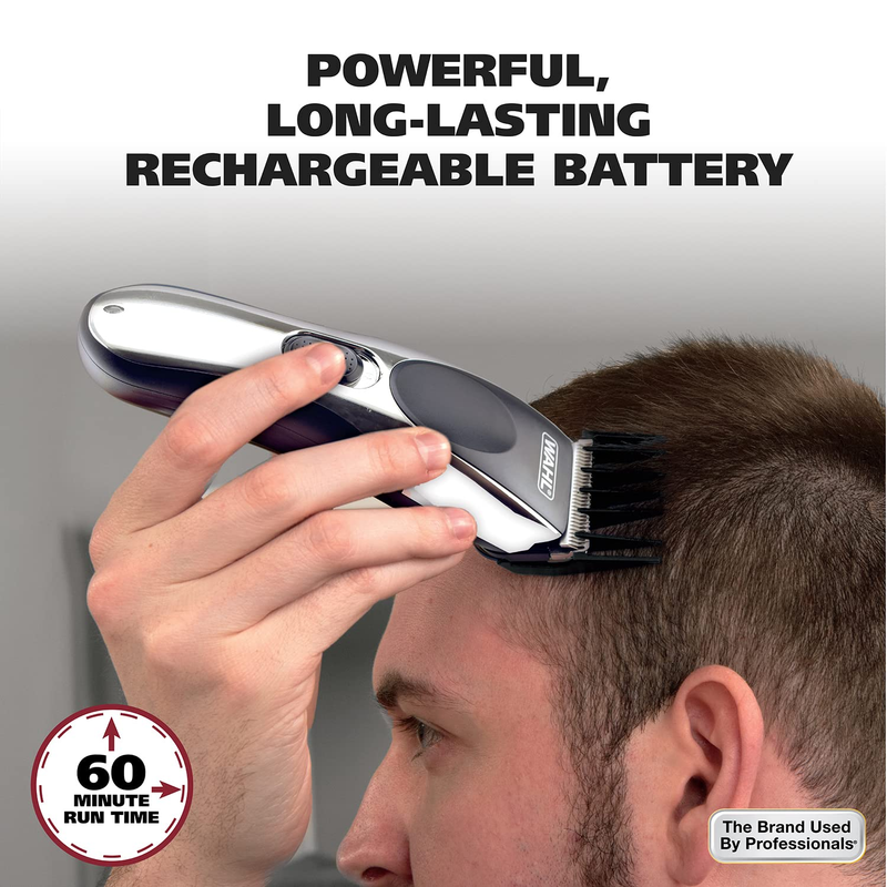 Clipper Rechargeable Cord/Cordless Haircutting & Trimming Kit for Heads, Longer 4