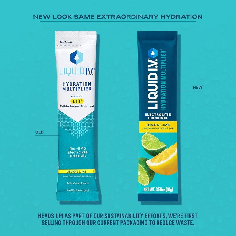 Hydration Multiplier Lemon Lime - Electrolyte Drink Mix (16 Servings)2