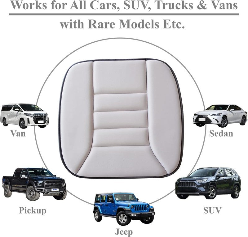 Car Seat Cushion 1.2" Memory Foam for Car & Office Chair – Gray4