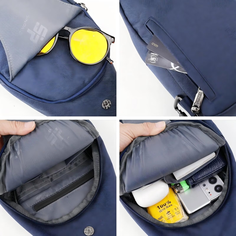 Unisex anti Theft Travel Hiking Walking Sling Cross Body Shoulder Chest Bag4