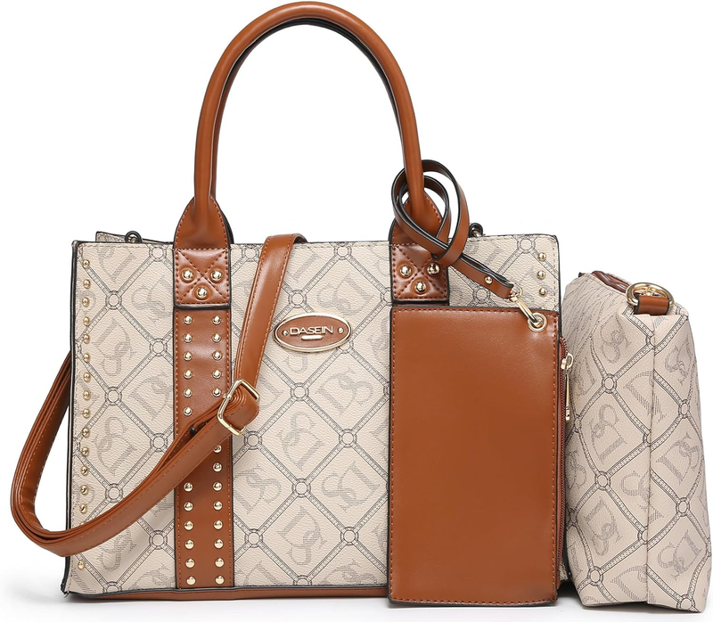 3Pc Women’s Handbag Set Tote Satchel Shoulder Top Handle Purse Wallet7