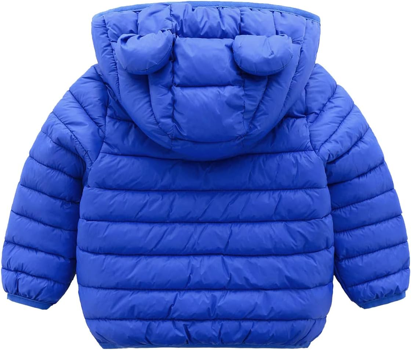 Toddler Baby Winter Coat Bear Hood Puffer Jacket 6M 3T Boys Girls Warm1