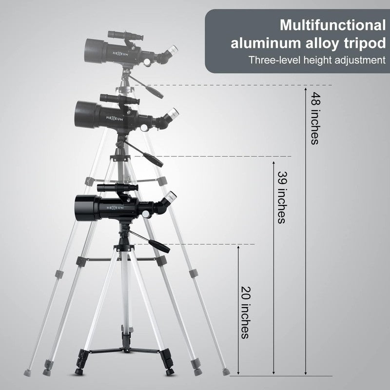 70mm Aperture Telescope for Kids & Adults with Phone Adapter & Carry Bag4
