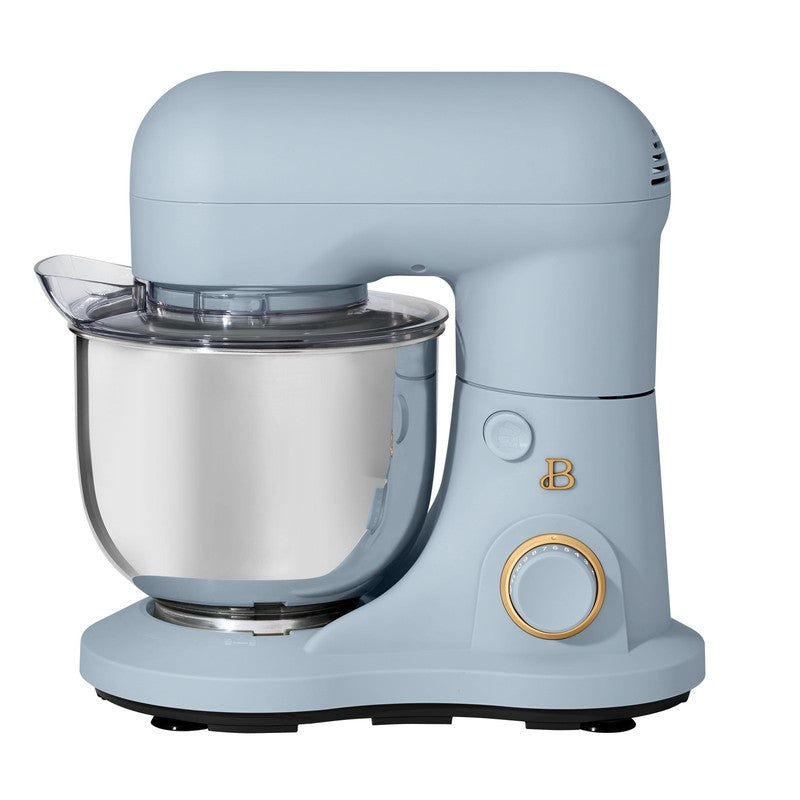 3.5 Qt Stand Mixer Cornflower Blue w/ Flat Beater Dough Hook & Whisk0