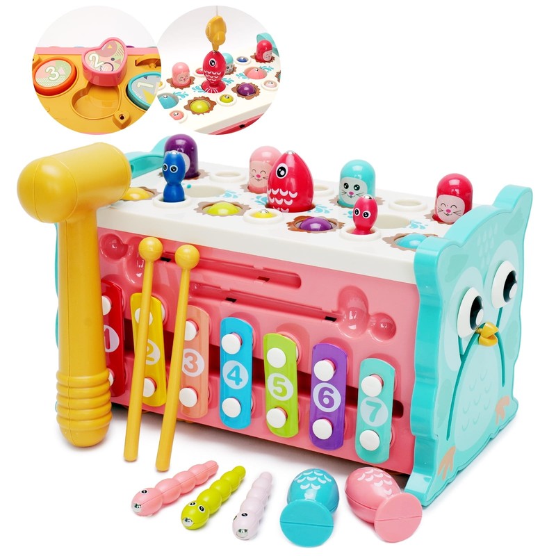 Montessori Learning Toys 8 in 1 Baby Sensory Toys Toddler Educational Gifts for 1