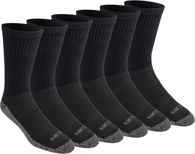 Men's Dri Tech Crew Socks Moisture Control M XXL 6 12 18 Pairs8