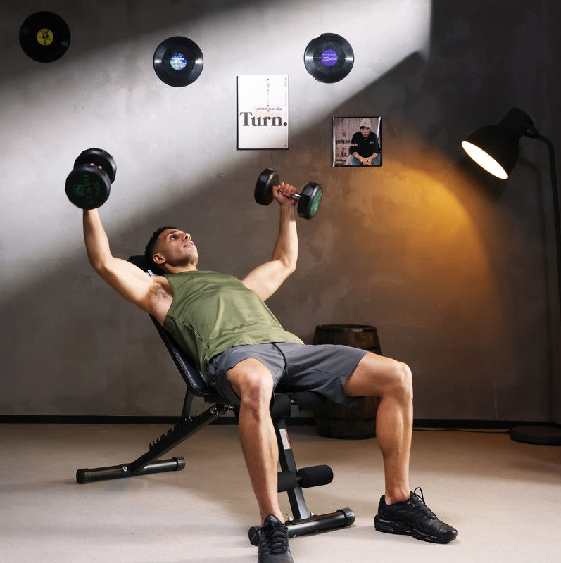 660lb Foldable Weight Bench 8-Position Incline/Flat/Decline Home Gym Workout3
